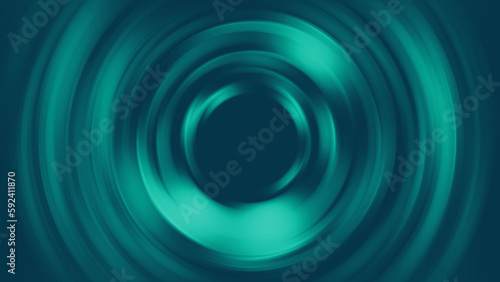 Abstract blurred Blue Cyan circular background - Cyan background