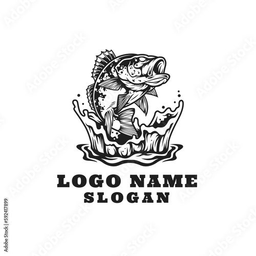 The Fish Illustration Graphic Design