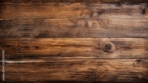 Wallpaper Mural Wide Rustic wood textured banner background Generative AI Torontodigital.ca