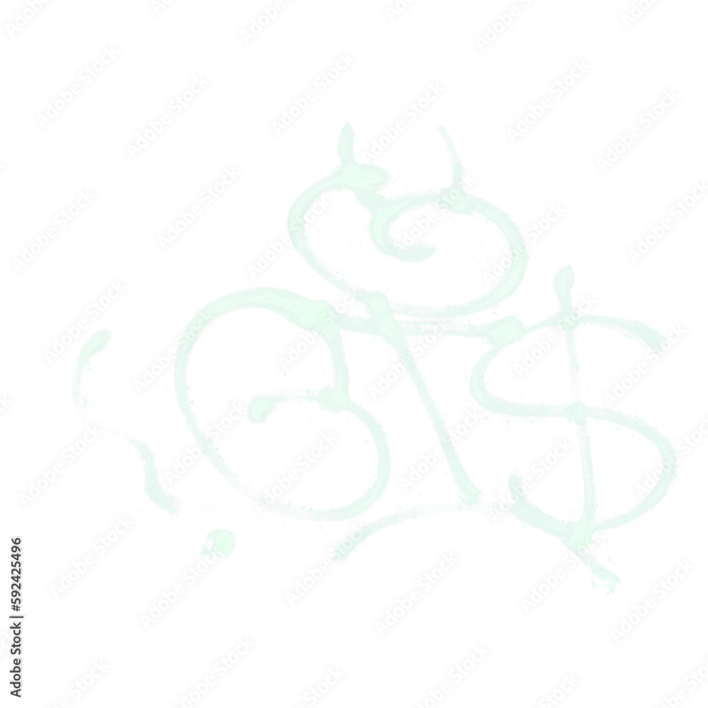 Fototapeta premium symbol painted on wall