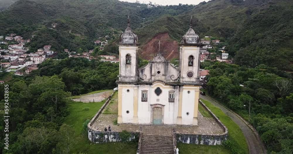 IGREJA OURO PRETO AEREA IGREJA OURO PRETO AEREA