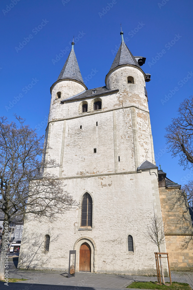 Kirche St. Jakobi in Goslar, Norddeutschland, Niedersachsen.