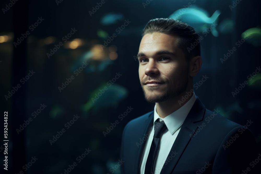 Portrait of a handsome young man in a suit looking at the camera Portrait of a handsome young man in a suit looking at the camera