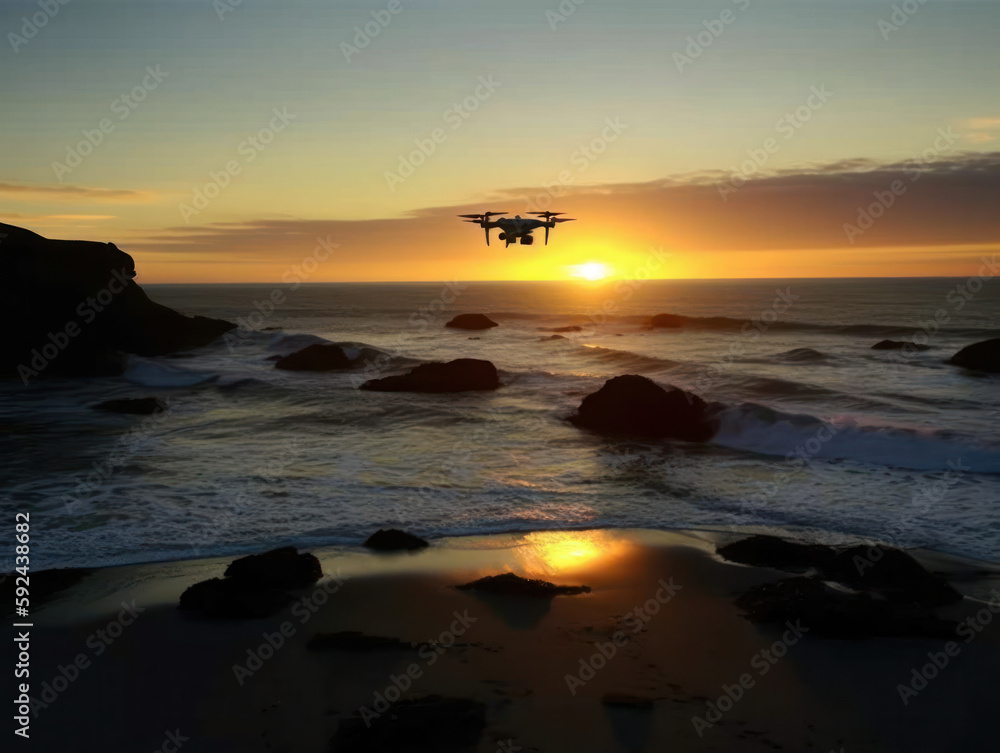 Generative ai drone flying 