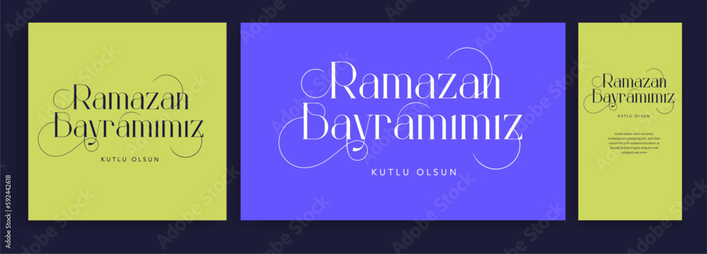 Holy Month of Muslim Community Ramadan Kareem, Feast of the Sacrifice greeting card, social media template, poster.(Turkish translation: Ramazan Bayramınız kutlu olsun. Kurban Bayramınız kutlu olsun.) Holy Month of Muslim Community Ramadan Kareem, Feast of the Sacrifice greeting card, social media template, poster.(Turkish translation: Ramazan Bayramınız kutlu olsun. Kurban Bayramınız kutlu olsun.)