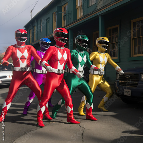 Image of the mythical pawer rangers