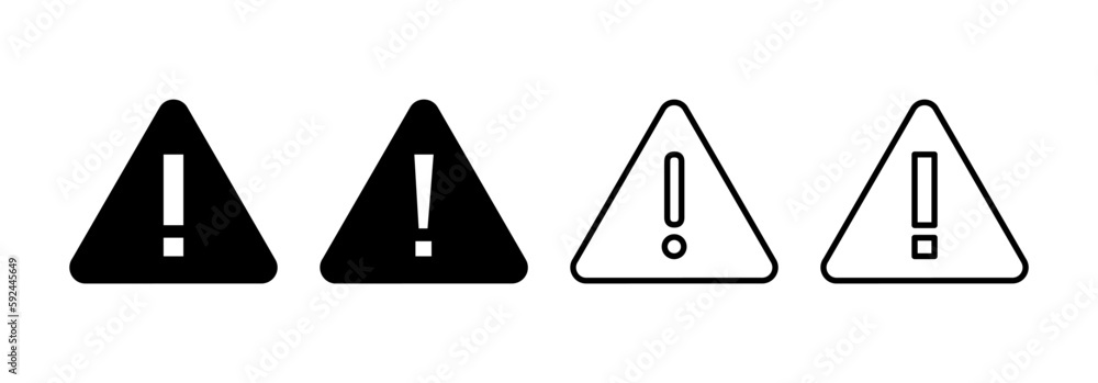 Exclamation danger sign for web and mobile app. attention sign and symbol. Hazard warning attention sign Exclamation danger sign for web and mobile app. attention sign and symbol. Hazard warning attention sign