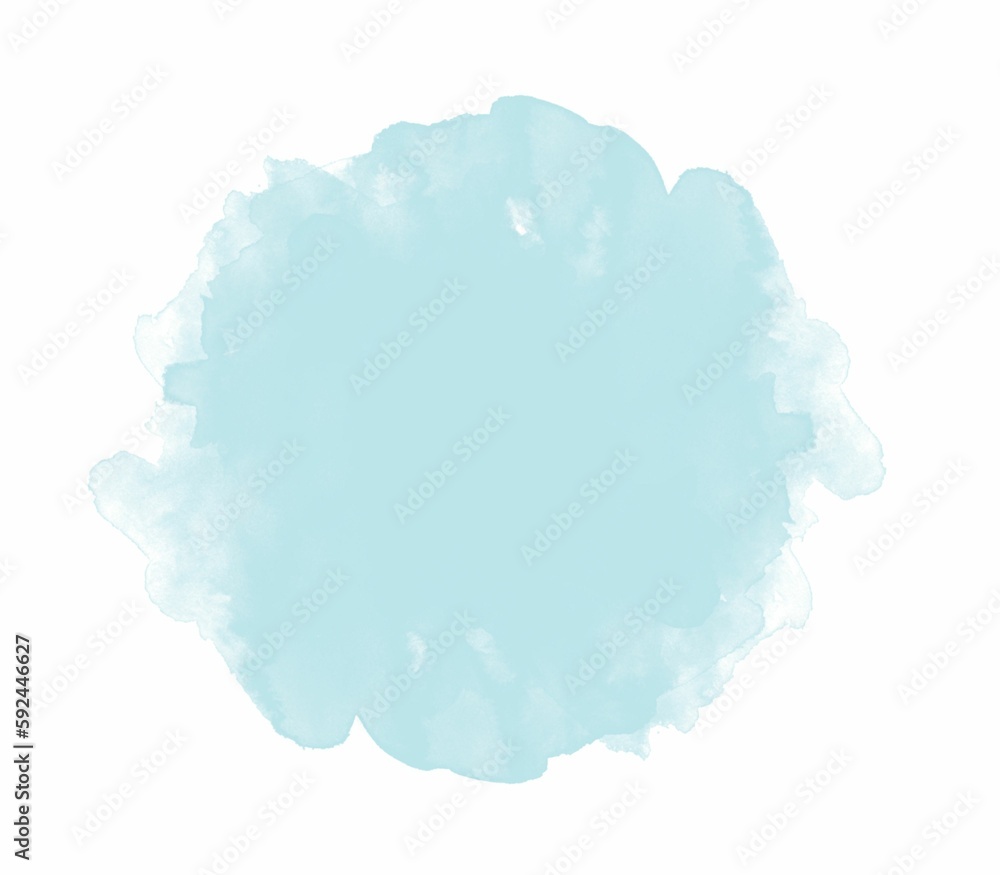 watercolor blue background