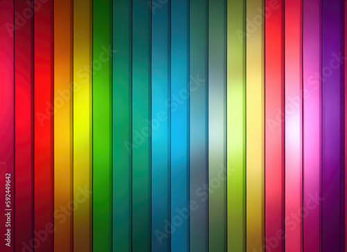 Abstract background in bright rainbow colors.