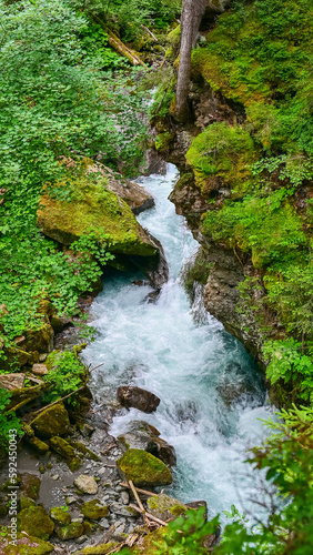 Silbertal - Fellimännle - River Litz, State of Vorarlberg, Austria