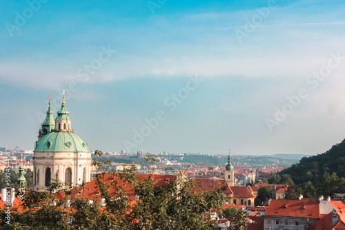 St. Nicholas Church (Malá Strana) view from the Prague castle