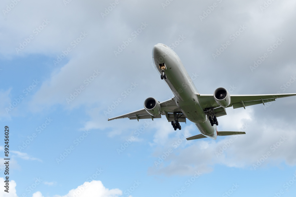 big plane flies in the sky big plane flies in the sky