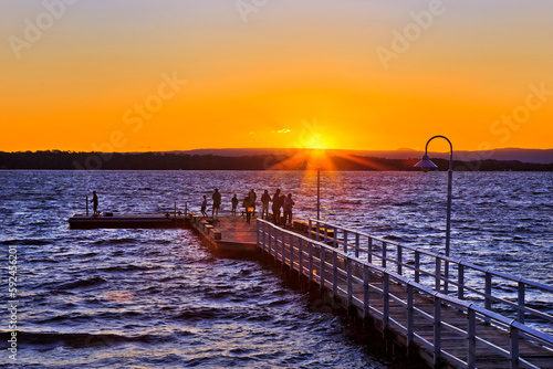 Murray Beach Jetty Left Yellow set photo