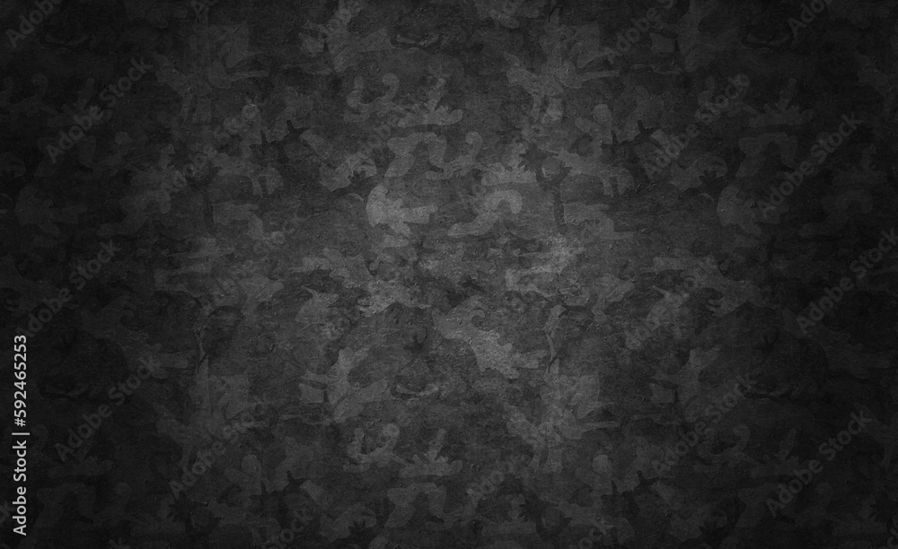 Illustration of a dark camouflage background