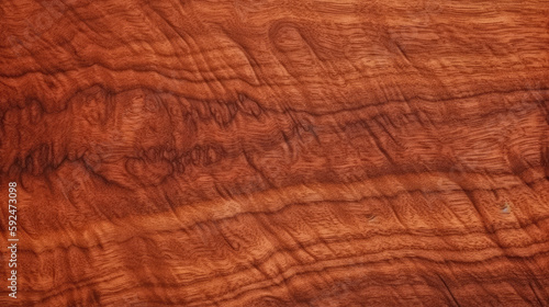 Exotic Bubinga Wood Texture Wooden Background - generative ai