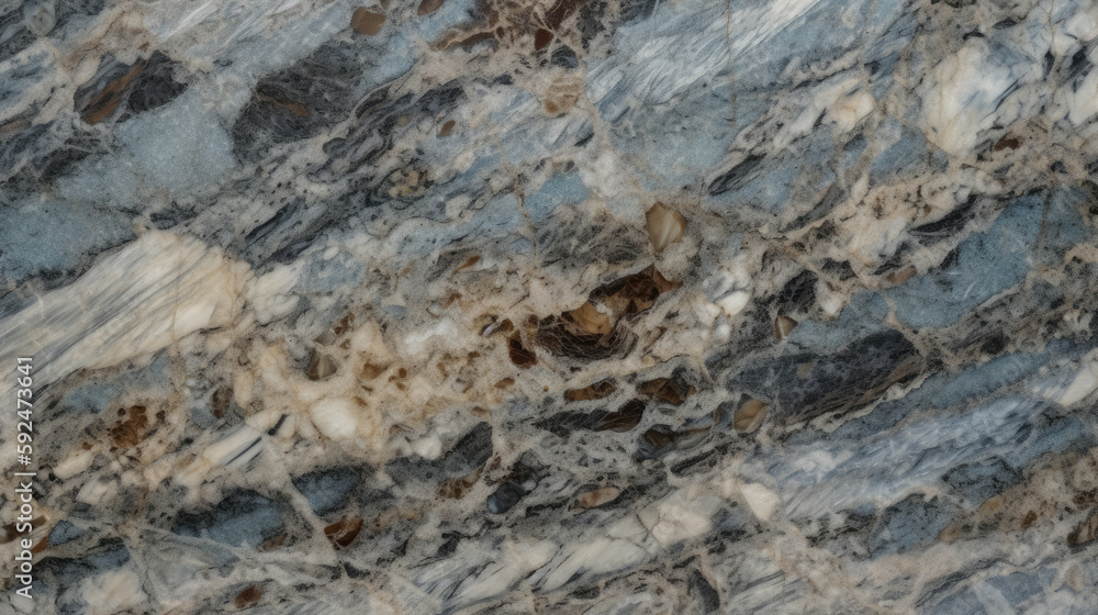 Exotic Granite Texture Stone Background - generative ai
