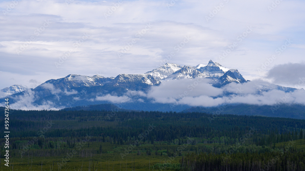 landscape with clouds