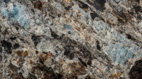 Exotic Granite Texture Stone Background - generative ai © Metallic-Studio