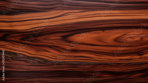 Exotic Bolivian Rosewood Texture Wood Background - generative ai