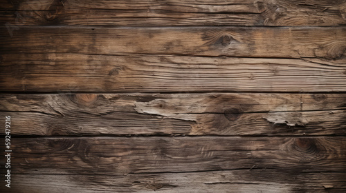 Reclaimed Barn Wood Texture Wooden Background - generative ai