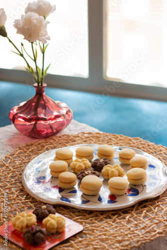 Petit four is a small french dessert usually made by Egyptians in Eid Al Fitr after the month of Ramadan  © Israa
