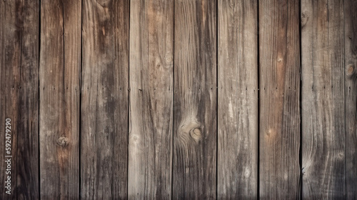 Reclaimed Barn Wood Texture Wooden Background - generative ai