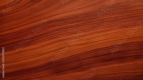 Exotic Mahogany Wood Texture Background - generative ai