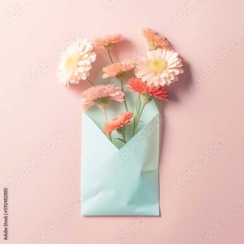 flowers in envelope © RJ.RJ. Wave
