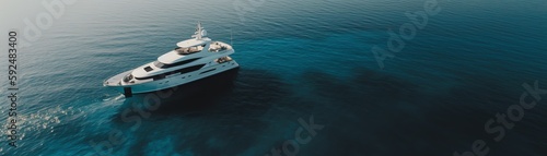 luxury yacht in the sea © RJ.RJ. Wave
