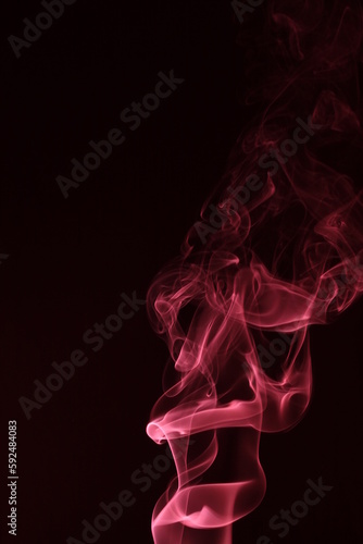 Smoke, red