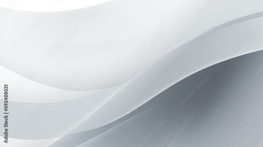 abstract background with smooth lines in gray colors, 3d illustration.Generative Ai abstract background with smooth lines in gray colors, 3d illustration.Generative Ai