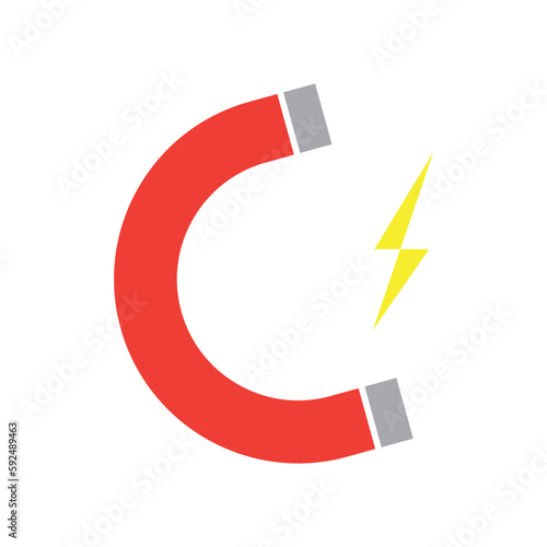 Magnet icon clipart design illustration isolated