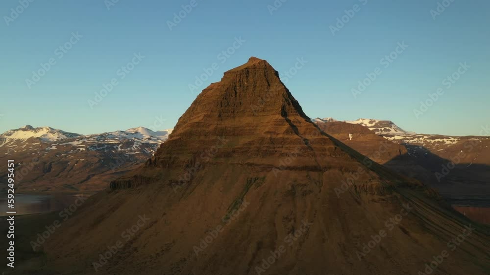 Kirkjufell iconic mountain on Snaefellsnes peninsula, Iceland, featured in the tv series Game of Thrones where it was called Arrowhead mountain Kirkjufell iconic mountain on Snaefellsnes peninsula, Iceland, featured in the tv series Game of Thrones where it was called Arrowhead mountain