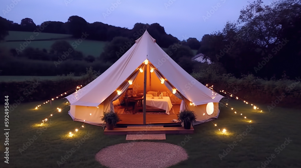 glamping, luxury glamorous camping, glamping in the beautiful countryside,