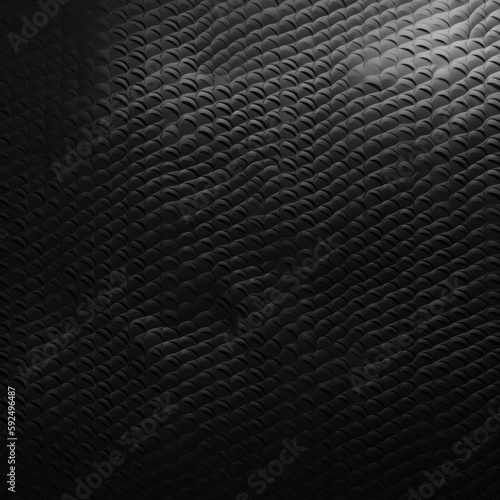 black leather texture background created with generative AI