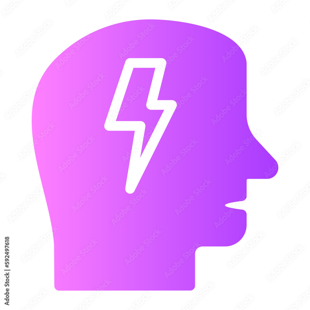 mind gradient icon mind gradient icon