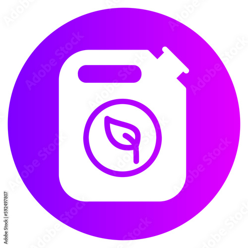 biofuel gradient icon