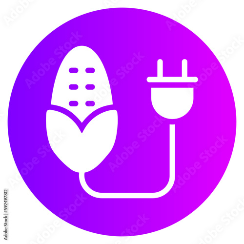 biomass gradient icon