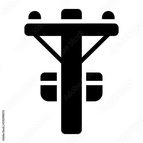 power line glyph icon