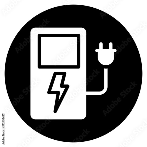fuel glyph icon
