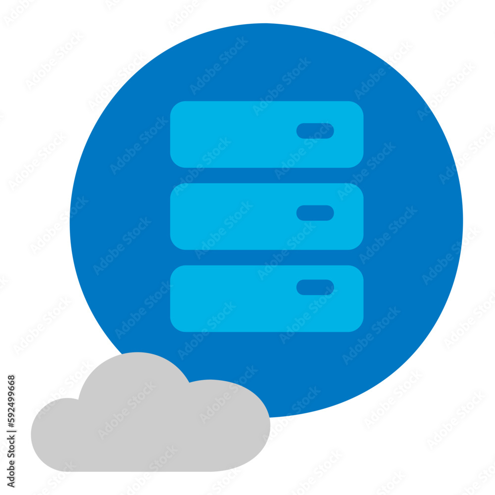 Big data flat icon. Big data flat icon.