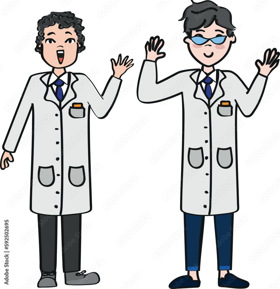 Male college teachers and scientists Male college teachers and scientists