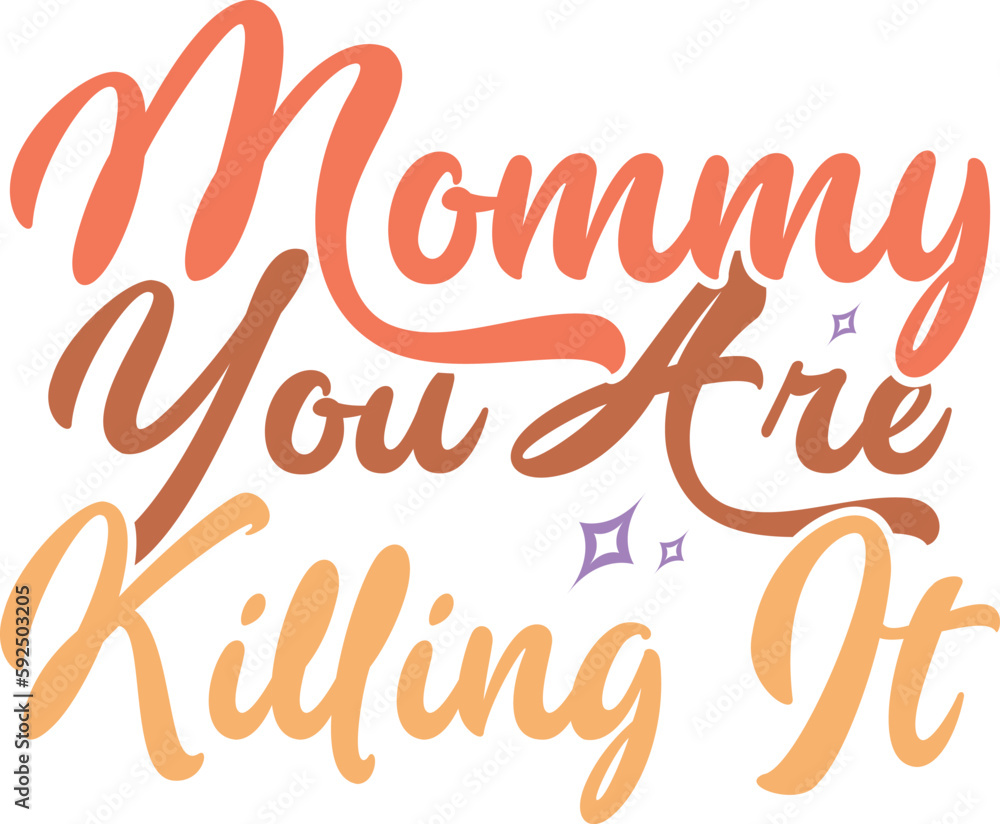 Mother's Day Retro groovy SVG Design Mother's Day Retro groovy SVG Design