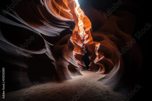 antelope canyon state country created with Generative AI technology