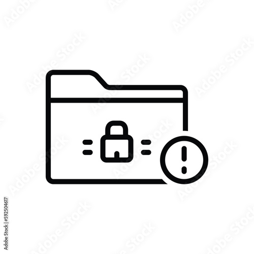 Black line icon for thereby 
