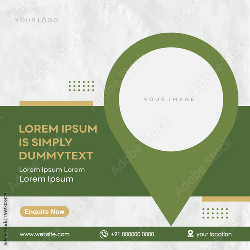 Real estate Social media Templates,  Location Pin Vector,
Business Product, Promotional Flyer, Posters