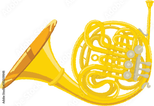 ホルンのイラスト