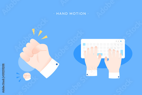 Practical hand motion hand object
