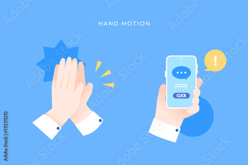 Practical hand motion hand object
