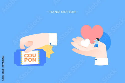 Practical hand motion hand object
